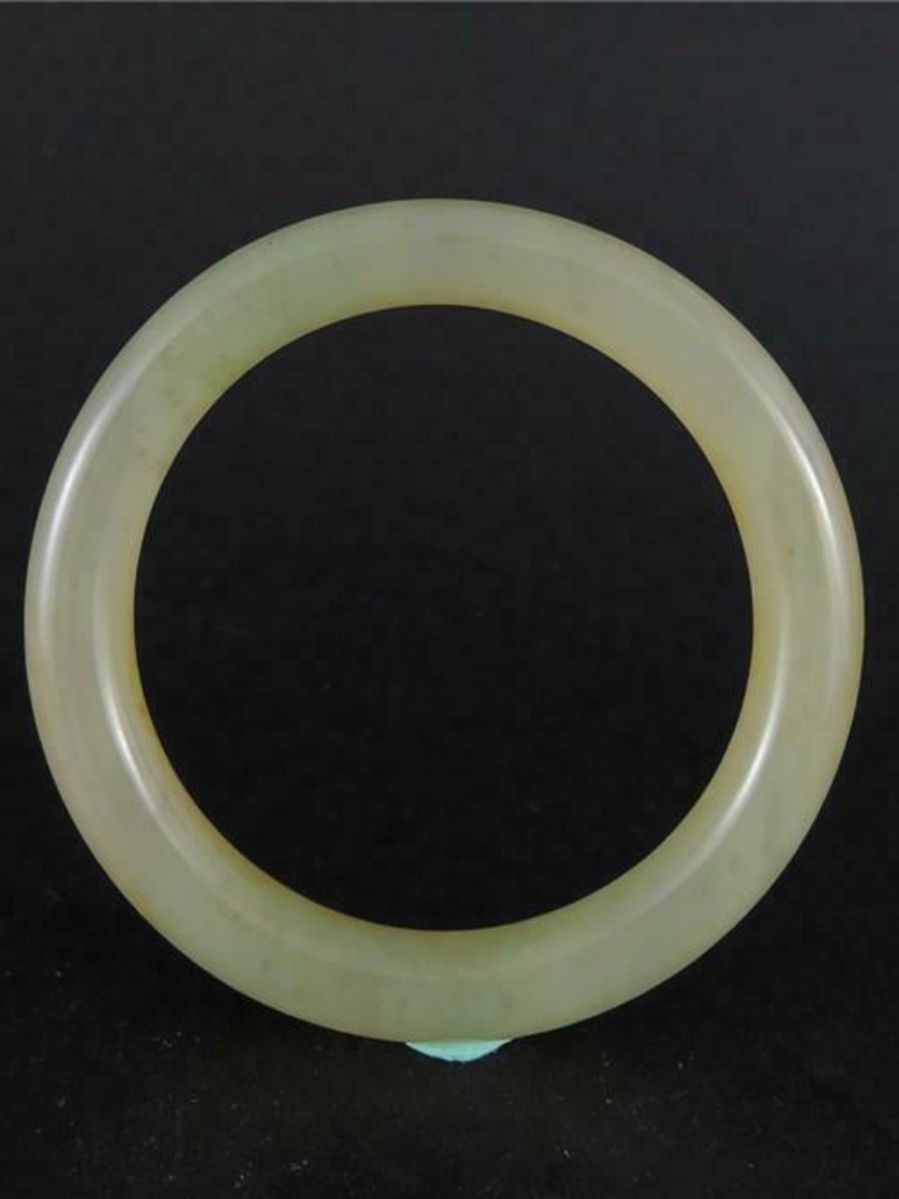 Antique Old Chinese Nephrite Celadon Jade Bracelet Bangle ROUND STYLE